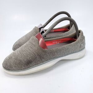 Skechers Gostep Lite Dynamic Athletic Walking Shoe Womens Size 7.5 14475 Gray
